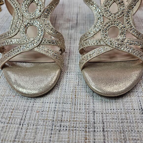 Charter Club Kelsah Wedge Sandals Gold‎ Size 6 - Picture 4 of 11